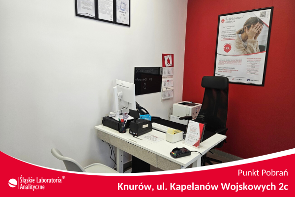 ŚLA Punkt Pobrań Knurów, ul. Kapelanów Wojskowych 2c