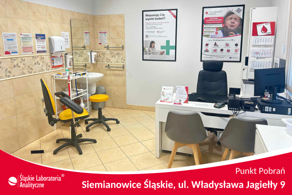 Punkt Pobrań ŚLA Siemianowice Śląskie Jagiełły 9 wew 02