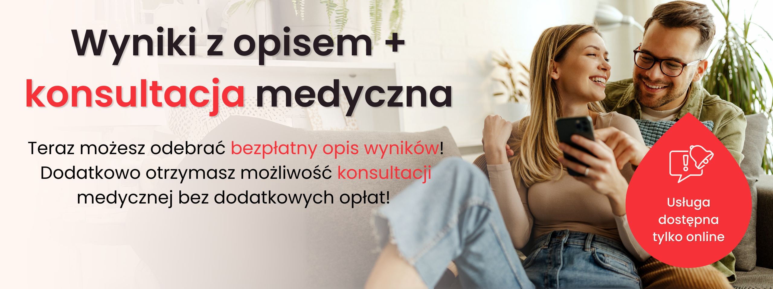 wyniki z opisem